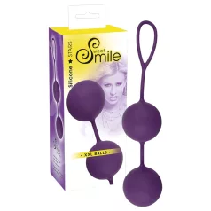 SMILE XXL Balls - pallina geisha gigante - silicone viola