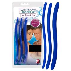   You2Toys - DILATOR - set di dildo uretrali in silicone blu (3 pezzi)