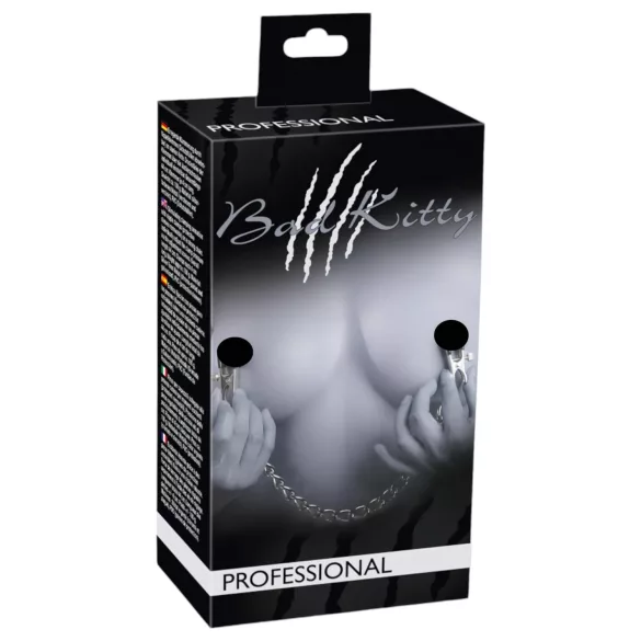Bad Kitty - clamp per capezzoli regolabile con catena