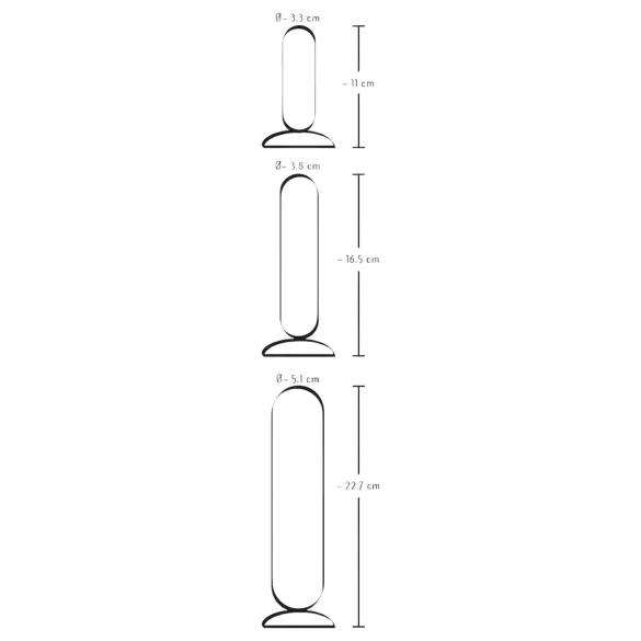 You2Toys - Set di dildo anali realistici - 3 pezzi - colore naturale