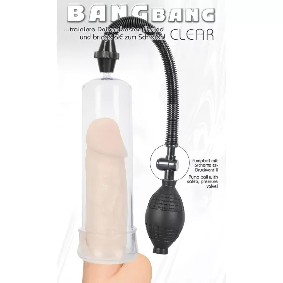 Bang Bang - pompa pene - trasparente