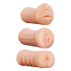  Set da hockey tascabile (3 pezzi) - Vagina, bocca e sedere succosi
