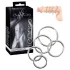 Bad Kitty - set di anelli fallici in metallo - 5 pezzi