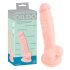 Medical - dildo in silicone medico (18 cm) - naturale