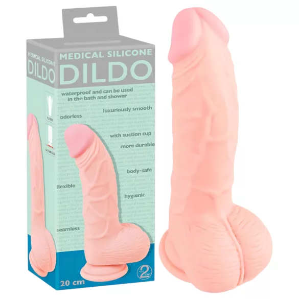 You2Toys - Medical - dildo in silicone medico (20 cm, color carne)
