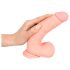 Medico - Dildo in silicone medico dritto (20cm) - naturale