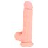 Medico - Dildo in silicone medico dritto (20cm) - naturale
