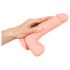 Medico - Dildo in silicone medico dritto (20cm) - naturale