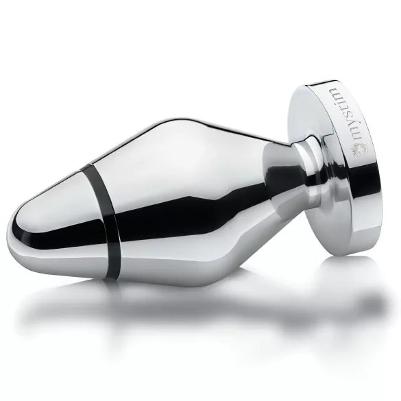 mystim Little John - plug anale elettrostimolazione - grande - argento