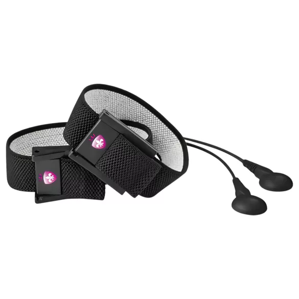 mystim - fasce elettriche regolabili per pene - elettrostimolazione - 2 pezzi