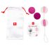 Set di Palline Geisha 2 - regolabili (rosa-bianco)