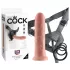 King Cock - dildo strap-on - realistica - colore naturale