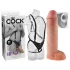 King Cock - Strap-on con dildo cavo indossabile con imbracatura 28cm