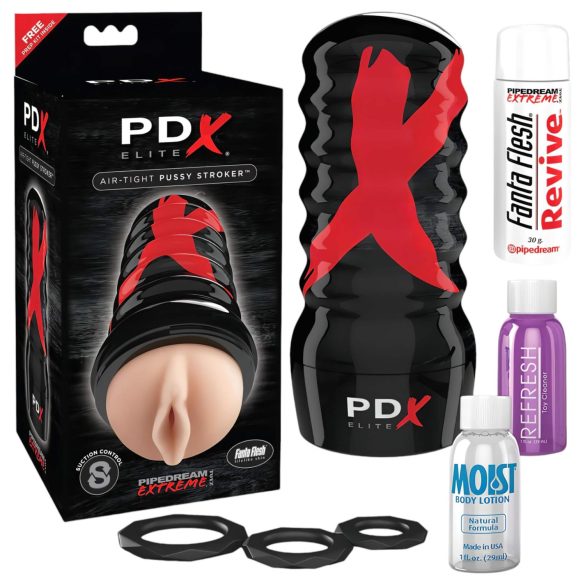 PDX Elite Aspirazione Manuale Vagina Artificiale (Naturale)