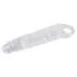 Crystal Skin - estensore pene con rilievi - trasparente