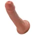 King Cock - dildo realistico 15 cm - marrone
