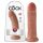 King Cock - dildo realistico 20 cm - colore scuro