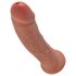 King Cock - dildo realistico 20 cm - colore scuro