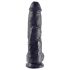 King Cock - dildo realistico con testicoli 25 cm - nero