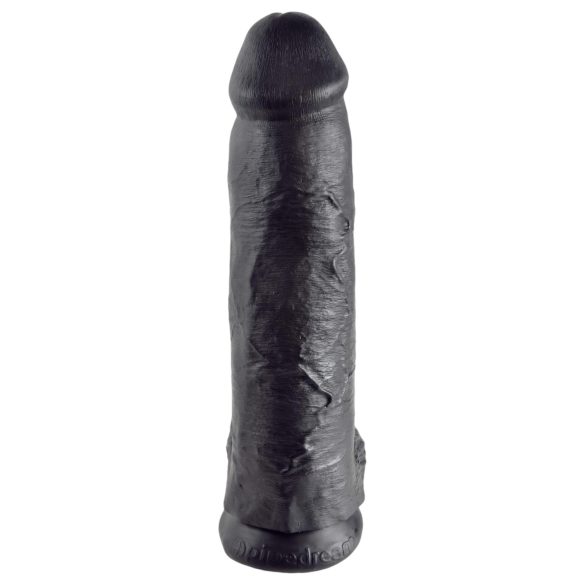 King Cock - dildo realistico grande con testicoli - 30 cm - nero