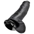 King Cock - dildo realistico grande con testicoli - 30 cm - nero