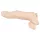 Nature Skin - Estensore fallo con anello - realistico silicone