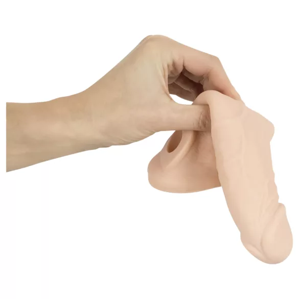 Nature Skin - Estensore fallo con anello - realistico silicone