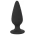 Black Velvets - plug anale pesante 75g - silicone nero