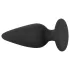 Black Velvets - plug anale pesante 75g - silicone nero