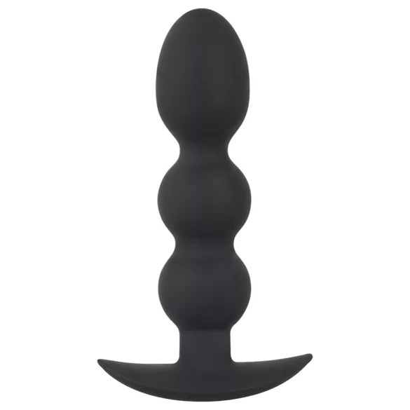 Black Velvets - plug anale con sfera pesante 145g - nero