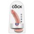 King Cock - dildo realistico 18 cm - colore naturale