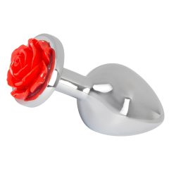   You2Toys - Rose - dildo anale in alluminio da 91 g (rosso-argento)