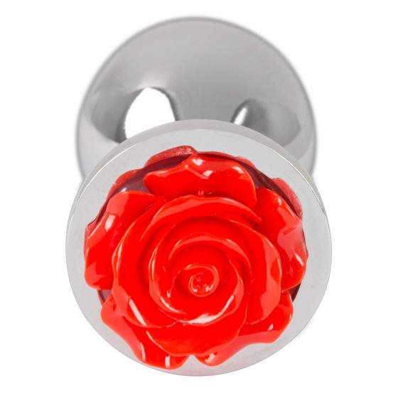 You2Toys - Rose - dildo anale in alluminio da 91 g (rosso-argento)