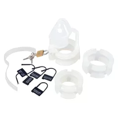 You2Toys - Gabbia per pene - silicone bianco