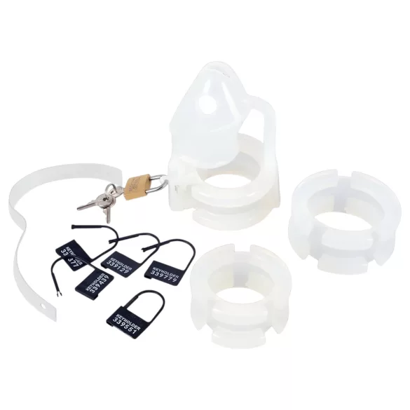 You2Toys - Gabbia per pene - silicone bianco