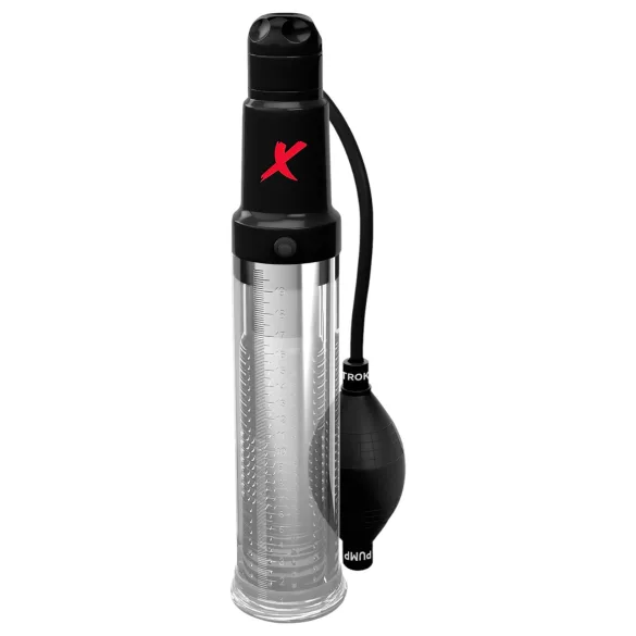 PDX Elite - 2in1 - pompa per pene e masturbatore insieme (trasparente)