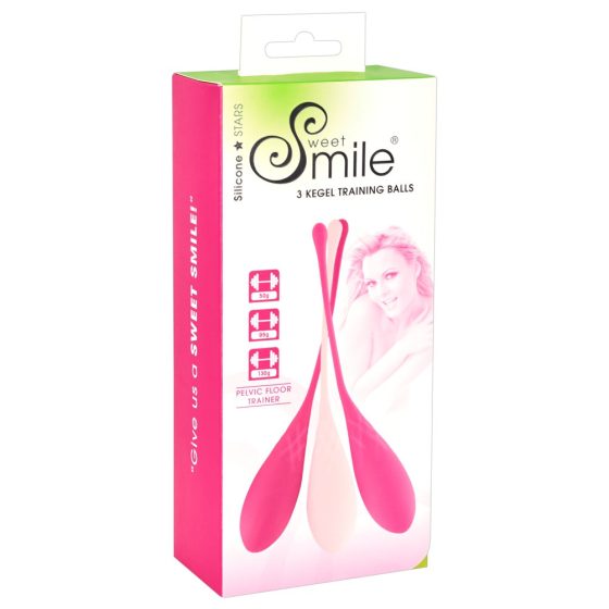 Set di palline vaginali Kegel SMILE 3 per rafforzamento muscolare profondo