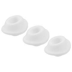   Set di campanelle di ricambio in silicone bianco taglia S per Womanizer Premium e Classic (confezione da 3)