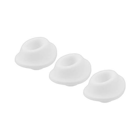 Set di campanelle di ricambio in silicone bianco taglia S per Womanizer Premium e Classic (confezione da 3)