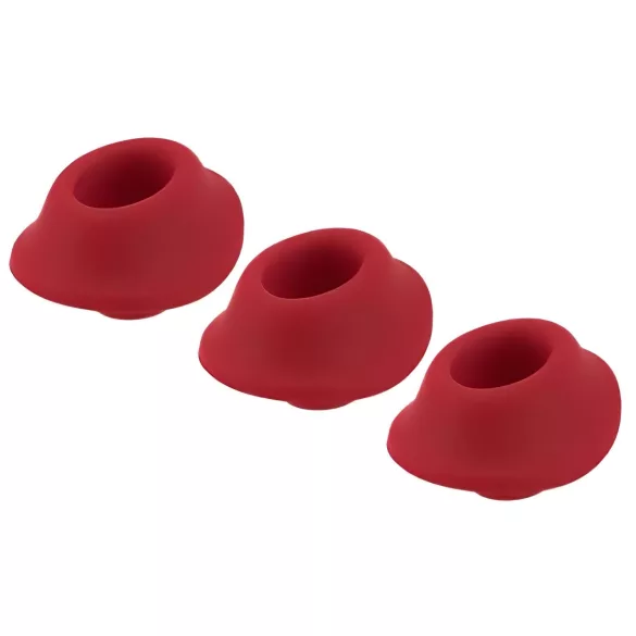 Set di Coppe di Ricambio per Womanizer Premium S - Rosso (3 pezzi)