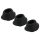 Set Coppe di Ricambio Womanizer Premium M Nero (3 pezzi)