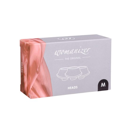 Set di Campane di Ricambio M per Womanizer Premium e Classic - Nero (3 pezzi)