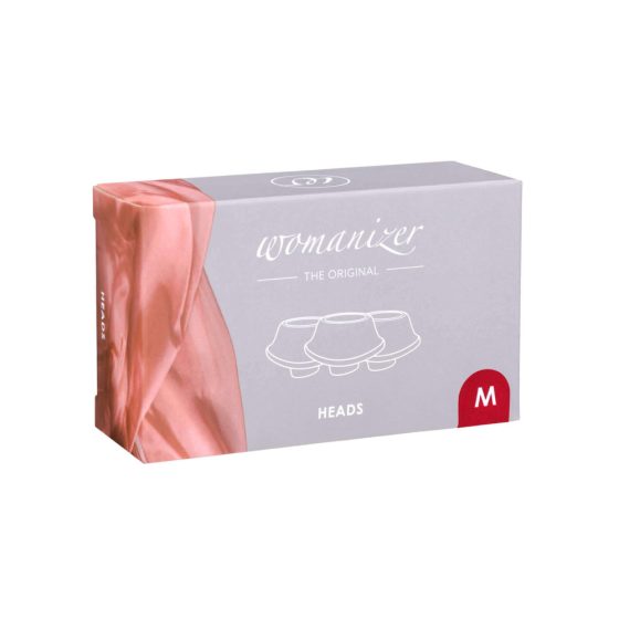 Set di Campanelle di Ricambio M per Womanizer Premium - Rosso (3 pezzi)