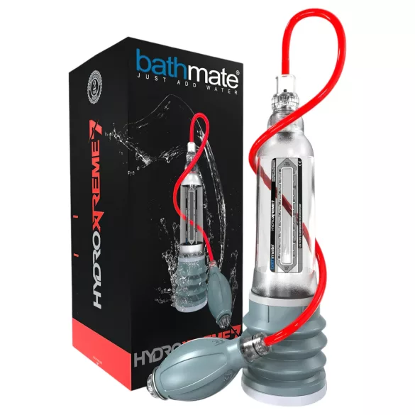 Bathmate Xtreme Hydromax 7 - pompa per pene - set - trasparente