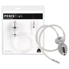   You2Toys - Piss to Ass Plug - plug anale cavo con dilatatore uretrale