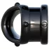 Fantasy Rock Hard - anello fallo e scroto - silicone nero