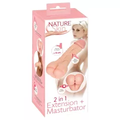   Nature Skin - masturbatore anale e guaina pene - effetto pelle naturale