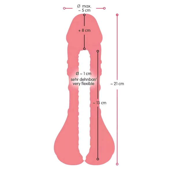 Nature Skin - masturbatore anale e guaina pene - effetto pelle naturale