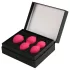 Svakom Nova - set 3 palline vaginali - silicone rosso