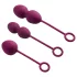 Svakom Nova - set di 3 palline vaginali - silicone viola